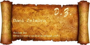 Dani Zelmira névjegykártya